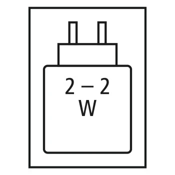 Fuente de alimentación de alto rendimiento necesaria: 2.0 W / Fuente de alimentación mínima requerida: 2.0 W / USB PD: No 